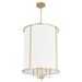 Myhouse Lighting Quorum - 6705-4-80 - Four Light Entry - Eldorado - Aged Brass