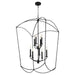 Myhouse Lighting Quorum - 6812-9-59 - Nine Light Entry - Mantle - Matte Black