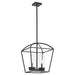 Myhouse Lighting Quorum - 71-2-59 - Two Light Pendant - Odeon - Matte Black