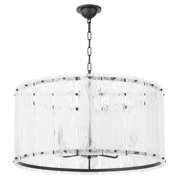 Myhouse Lighting Quorum - 8575-8-59 - Eight Light Pendant - Prestige - Matte Black