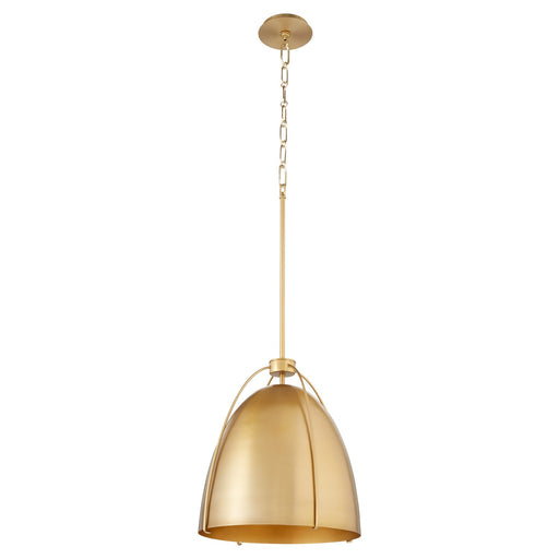 Myhouse Lighting Quorum - 860-1-80 - One Light Pendant - Jamie - Aged Brass