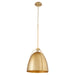 Myhouse Lighting Quorum - 860-1-80 - One Light Pendant - Jamie - Aged Brass
