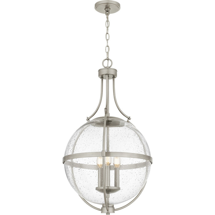 Myhouse Lighting Quoizel - QP6169BN - Three Light Pendant - Quoizel Pendant - Brushed Nickel