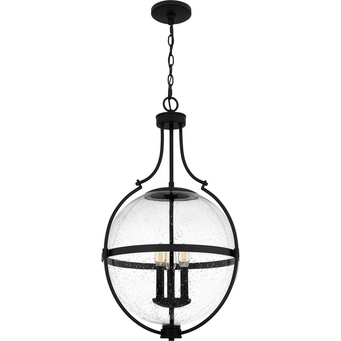 Myhouse Lighting Quoizel - QP6169MBK - Three Light Pendant - Quoizel Pendant - Matte Black