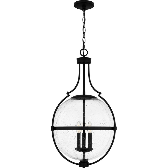 Myhouse Lighting Quoizel - QP6169MBK - Three Light Pendant - Quoizel Pendant - Matte Black