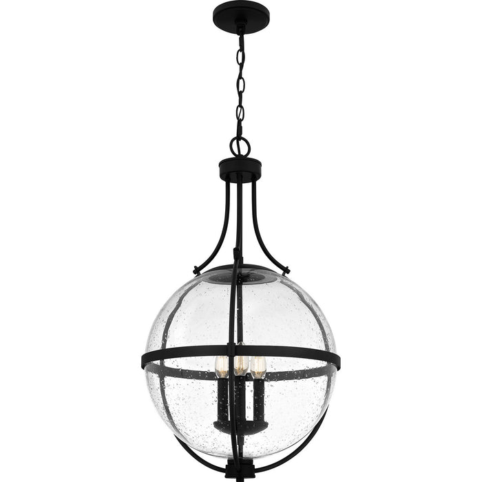 Myhouse Lighting Quoizel - QP6169MBK - Three Light Pendant - Quoizel Pendant - Matte Black