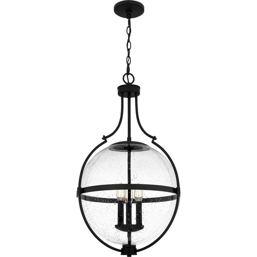 Myhouse Lighting Quoizel - QP6169MBK - Three Light Pendant - Quoizel Pendant - Matte Black