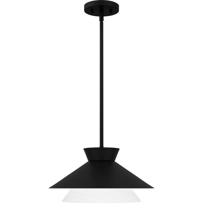 Myhouse Lighting Quoizel - QP6171MBK - One Light Pendant - Quoizel Pendant - Matte Black