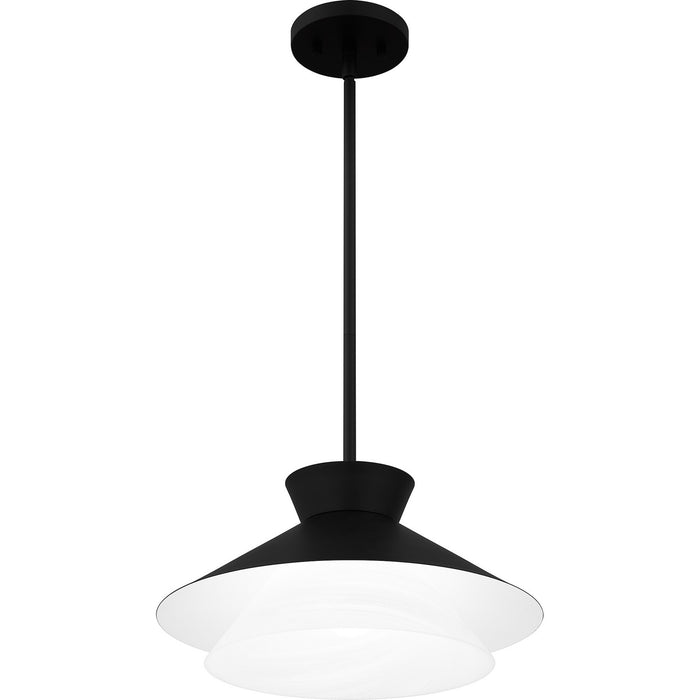 Myhouse Lighting Quoizel - QP6171MBK - One Light Pendant - Quoizel Pendant - Matte Black