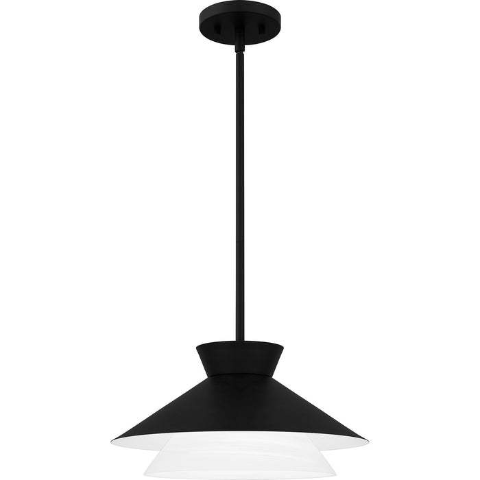 Myhouse Lighting Quoizel - QP6171MBK - One Light Pendant - Quoizel Pendant - Matte Black