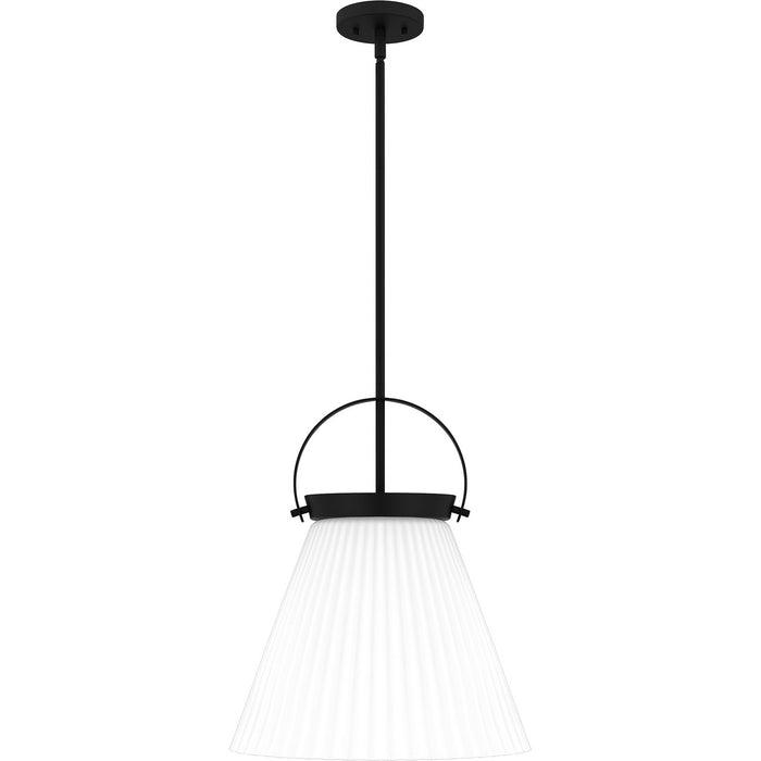 Myhouse Lighting Quoizel - QP6181MBK - One Light Pendant - Quoizel Pendant - Matte Black