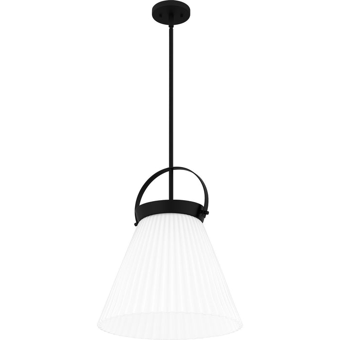 Myhouse Lighting Quoizel - QP6181MBK - One Light Pendant - Quoizel Pendant - Matte Black