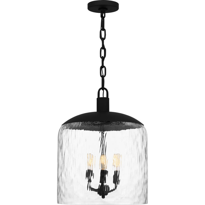 Myhouse Lighting Quoizel - QP6205MBK - Three Light Pendant - Quoizel Pendant - Matte Black