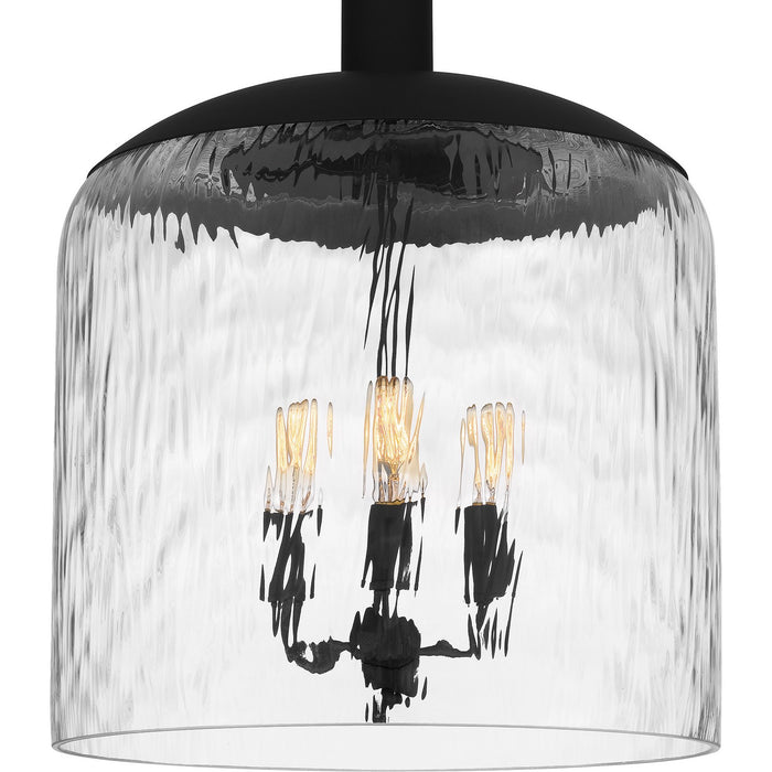 Myhouse Lighting Quoizel - QP6205MBK - Three Light Pendant - Quoizel Pendant - Matte Black