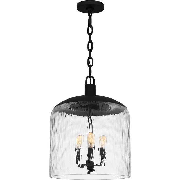 Myhouse Lighting Quoizel - QP6205MBK - Three Light Pendant - Quoizel Pendant - Matte Black