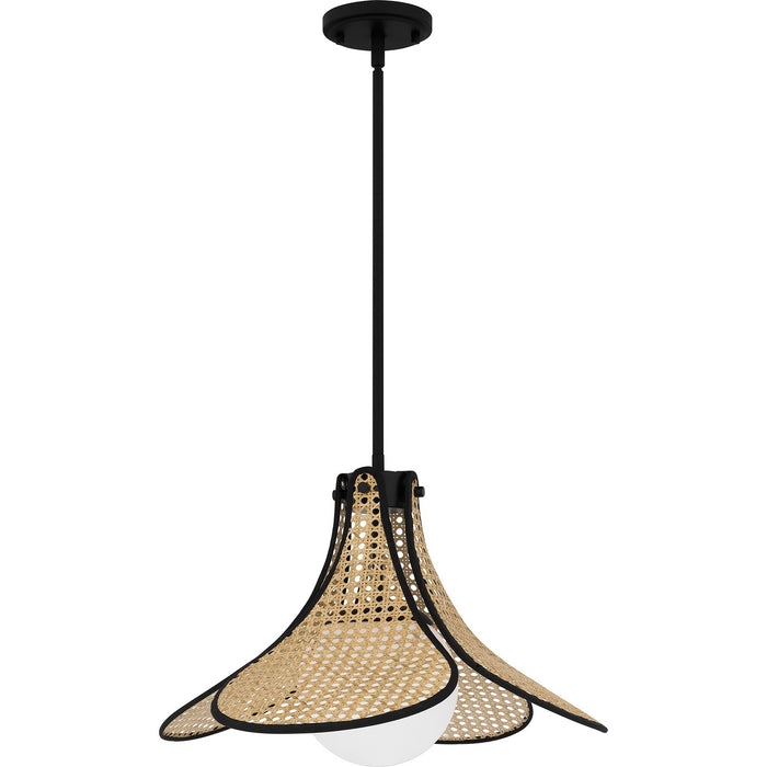 Myhouse Lighting Quoizel - QP6207MBK - One Light Pendant - Quoizel Pendant - Matte Black