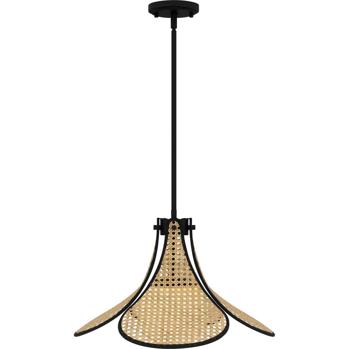 Myhouse Lighting Quoizel - QP6207MBK - One Light Pendant - Quoizel Pendant - Matte Black