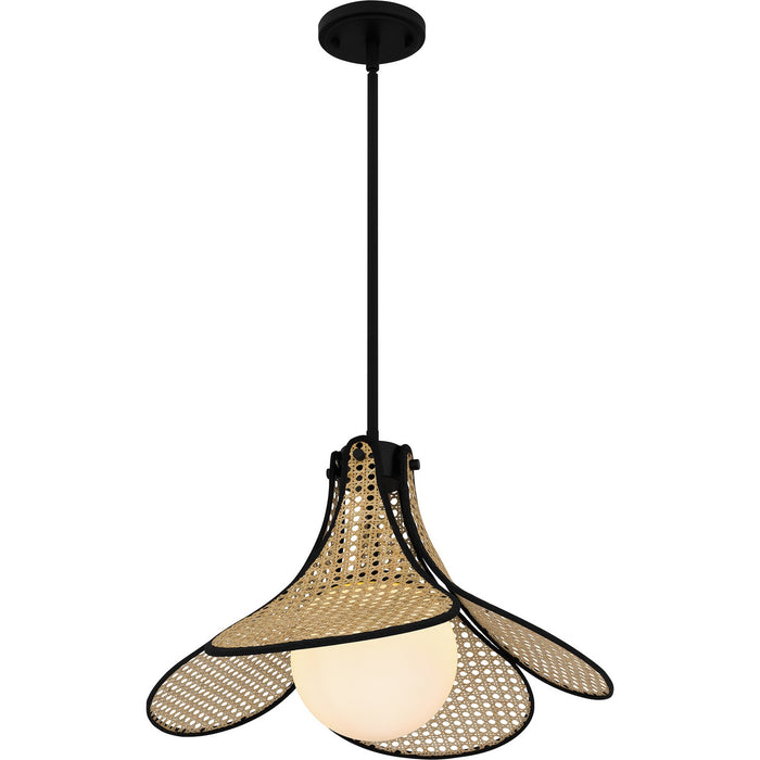 Myhouse Lighting Quoizel - QP6207MBK - One Light Pendant - Quoizel Pendant - Matte Black