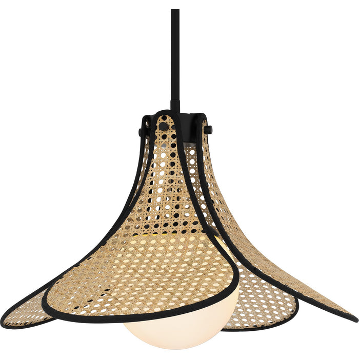 Myhouse Lighting Quoizel - QP6207MBK - One Light Pendant - Quoizel Pendant - Matte Black