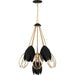 Myhouse Lighting Quoizel - QP6214BWS - Four Light Pendant - Quoizel Pendant - Brushed Weathered Brass