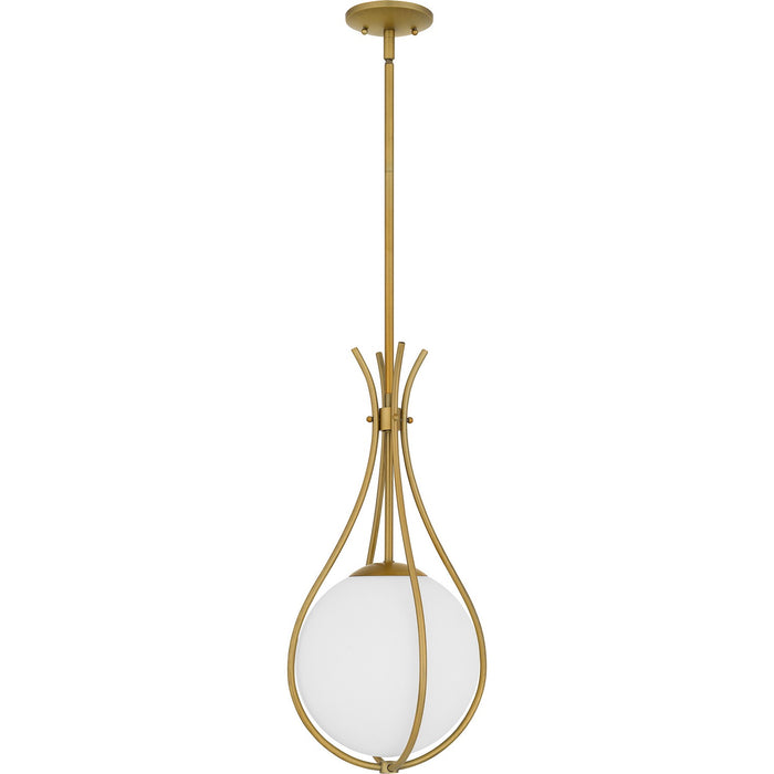 Myhouse Lighting Quoizel - QP6216AB - One Light Mini Pendant - Quoizel Pendant - Aged Brass