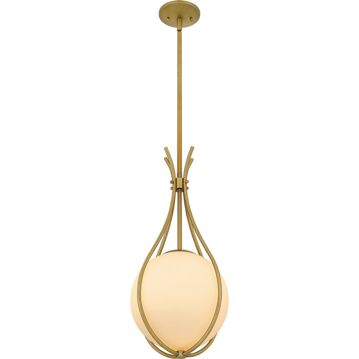 Myhouse Lighting Quoizel - QP6216AB - One Light Mini Pendant - Quoizel Pendant - Aged Brass