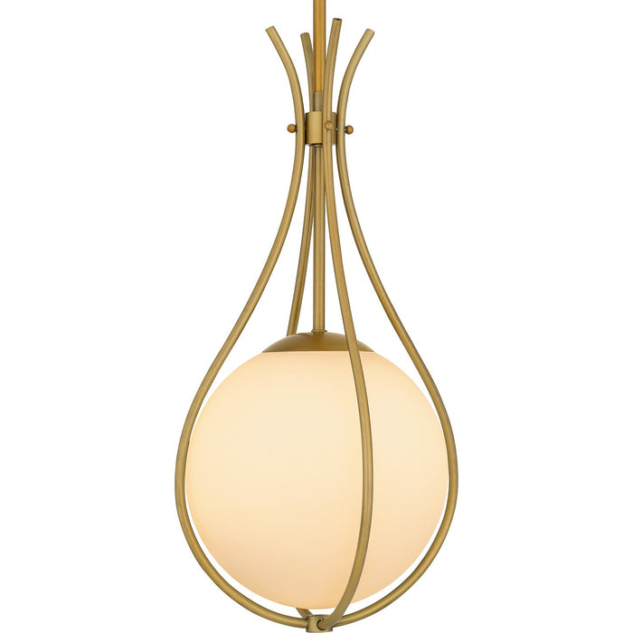 Myhouse Lighting Quoizel - QP6216AB - One Light Mini Pendant - Quoizel Pendant - Aged Brass