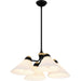 Myhouse Lighting Quoizel - QP6218MBK - Four Light Pendant - Quoizel Pendant - Matte Black