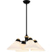 Myhouse Lighting Quoizel - QP6218MBK - Four Light Pendant - Quoizel Pendant - Matte Black