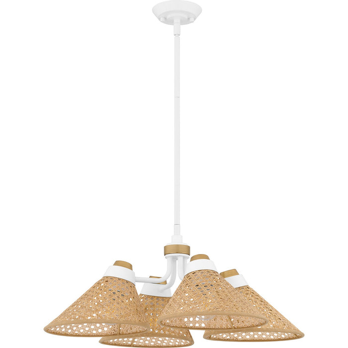 Myhouse Lighting Quoizel - QP6218W - Four Light Pendant - Quoizel Pendant - Matte White