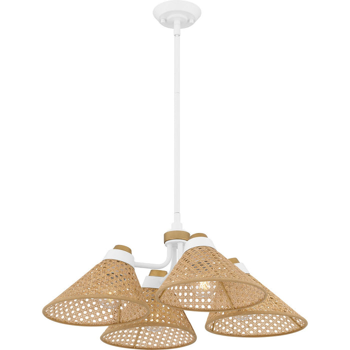 Myhouse Lighting Quoizel - QP6218W - Four Light Pendant - Quoizel Pendant - Matte White