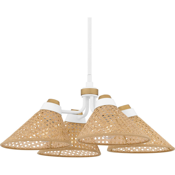 Myhouse Lighting Quoizel - QP6218W - Four Light Pendant - Quoizel Pendant - Matte White