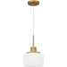 Myhouse Lighting Quoizel - QPP6172AB - One Light Mini Pendant - Quoizel Piccolo Pendant - Aged Brass