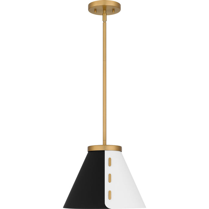 Myhouse Lighting Quoizel - QP6224BWS - One Light Pendant - Quoizel Pendant - Brushed Weathered Brass