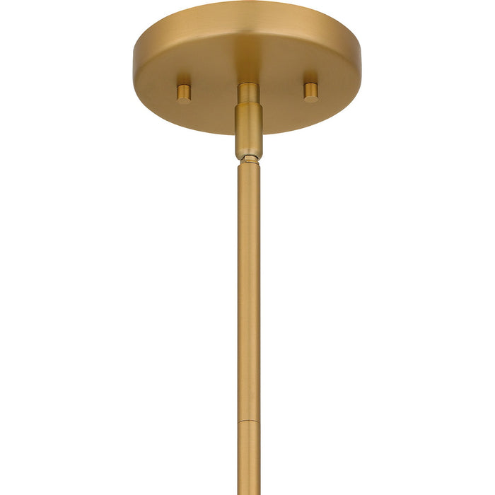 Myhouse Lighting Quoizel - QP6224BWS - One Light Pendant - Quoizel Pendant - Brushed Weathered Brass