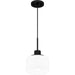 Myhouse Lighting Quoizel - QPP6172MBK - One Light Mini Pendant - Quoizel Piccolo Pendant - Matte Black