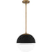 Myhouse Lighting Quoizel - QPP6191WS - One Light Mini Pendant - Quoizel Piccolo Pendant - Weathered Brass