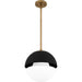 Myhouse Lighting Quoizel - QPP6191WS - One Light Mini Pendant - Quoizel Piccolo Pendant - Weathered Brass