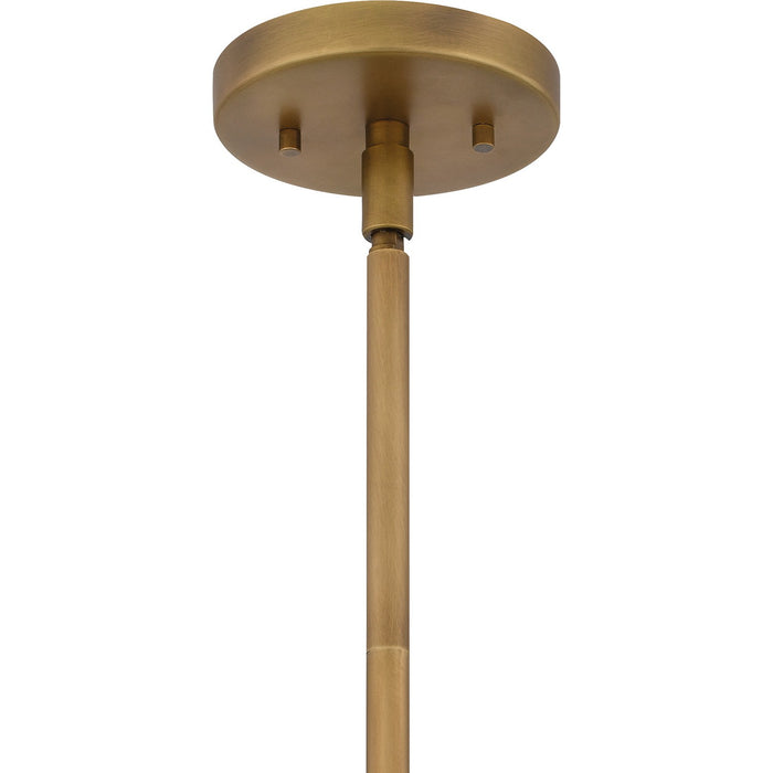 Myhouse Lighting Quoizel - QPP6191WS - One Light Mini Pendant - Quoizel Piccolo Pendant - Weathered Brass