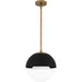 Myhouse Lighting Quoizel - QPP6191WS - One Light Mini Pendant - Quoizel Piccolo Pendant - Weathered Brass