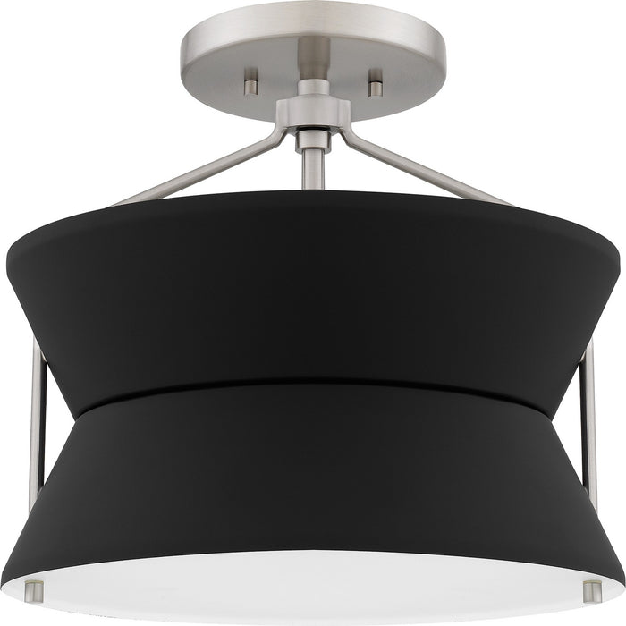 Myhouse Lighting Quoizel - QSF6166BN - Two Light Semi Flush Mount - Quoizel Semi-Flush Mount - Brushed Nickel