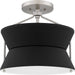 Myhouse Lighting Quoizel - QSF6166BN - Two Light Semi Flush Mount - Quoizel Semi-Flush Mount - Brushed Nickel