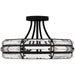 Myhouse Lighting Quoizel - QSF6209MBK - Four Light Semi Flush Mount - Quoizel Semi-Flush Mount - Matte Black