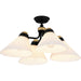 Myhouse Lighting Quoizel - QSF6218MBK - Four Light Semi Flush Mount - Quoizel Semi-Flush Mount - Matte Black