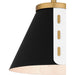 Myhouse Lighting Quoizel - QSF6224BWS - One Light Semi Flush Mount - Quoizel Semi-Flush Mount - Brushed Weathered Brass