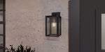 Myhouse Lighting Quoizel - ROB8406MBK - One Light Outdoor Wall Mount - Robbins - Matte Black