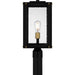 Myhouse Lighting Quoizel - ROB9009MBK - One Light Outdoor Post Mount - Robbins - Matte Black