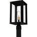 Myhouse Lighting Quoizel - ROB9009MBK - One Light Outdoor Post Mount - Robbins - Matte Black