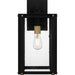 Myhouse Lighting Quoizel - ROB8409MBK - One Light Outdoor Wall Mount - Robbins - Matte Black