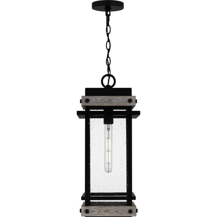 Myhouse Lighting Quoizel - SAD1909MBK - One Light Outdoor Hanging Lantern - Strader - Matte Black